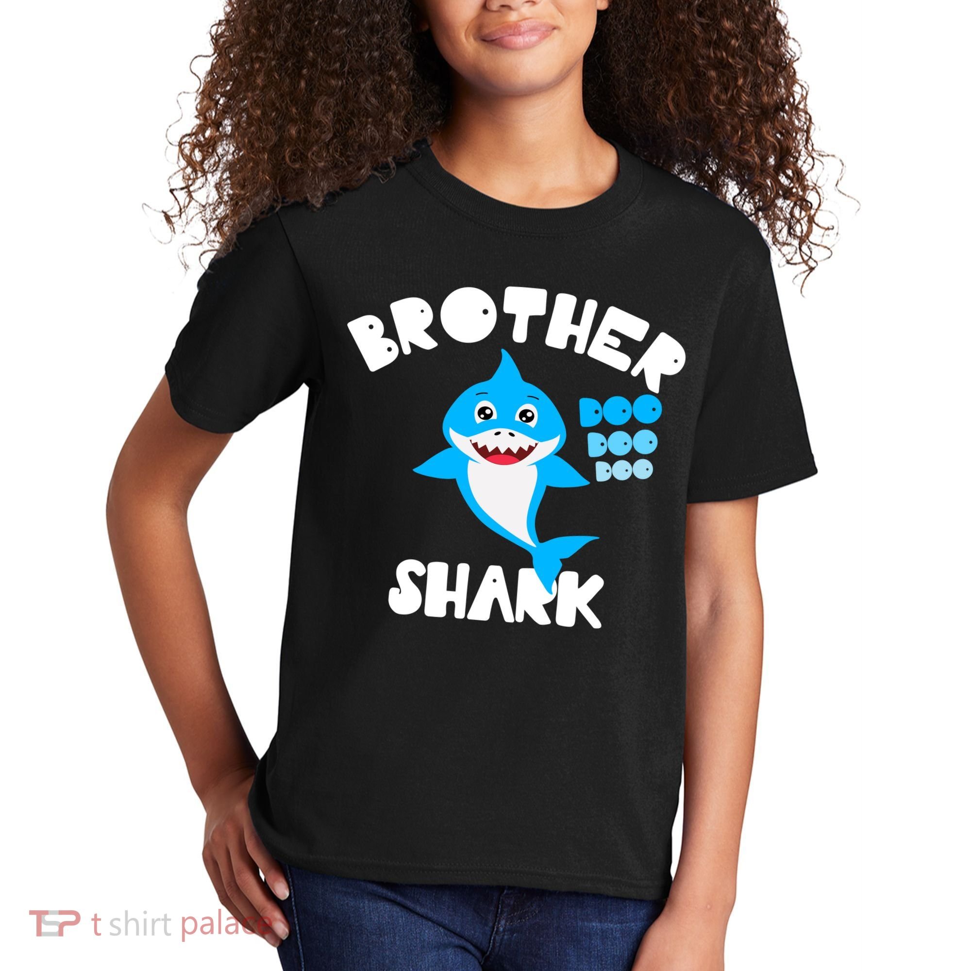 Brother Shark Doo Dpp Dpp Funny Kids T-Shirt