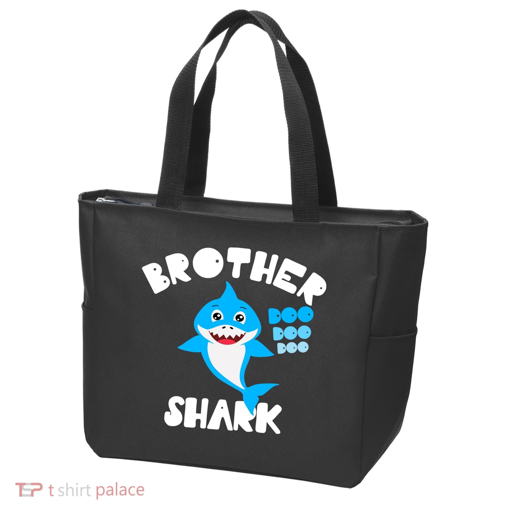 Brother Shark Doo Dpp Dpp Funny Tote Bag