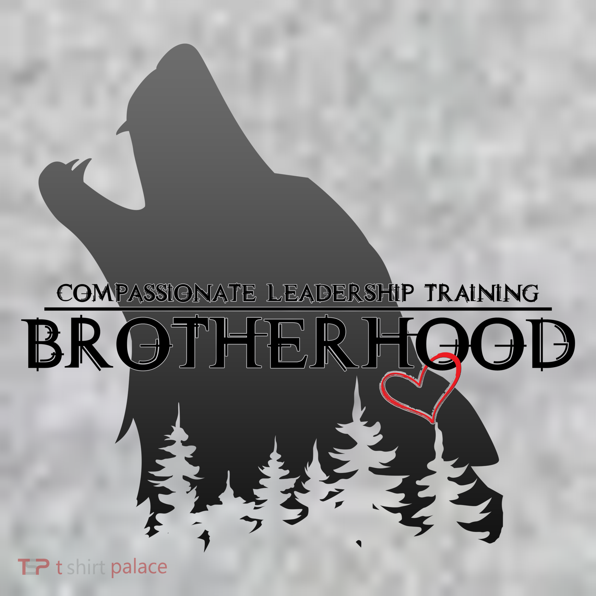 Brotherhood Compassionate Leadership Training Wolf  The Baniff Cuffed Pom Beanie