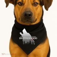 Brotherhood Compassionate Leadership Training Wolf  USA-Made Doggie Bandana thumb 1