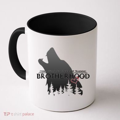 Brotherhood Compassionate Leadership Training Wolf  Coffee Mug
