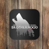 Brotherhood Compassionate Leadership Training Wolf  Coaster thumb 0
