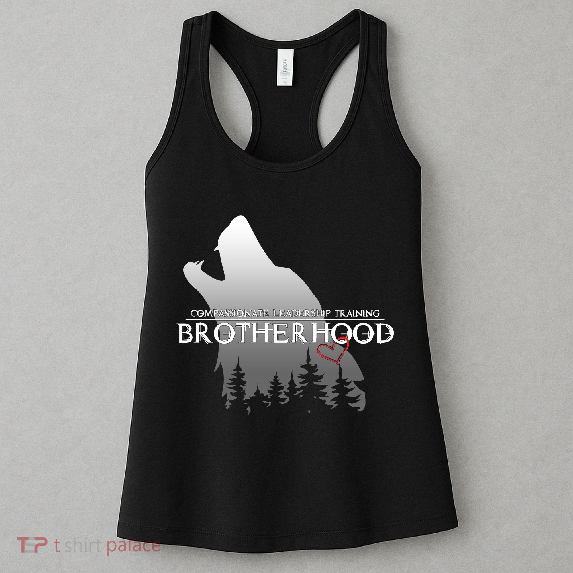 Brotherhood Compassionate Leadership Training Wolf  Women's Tank Top
