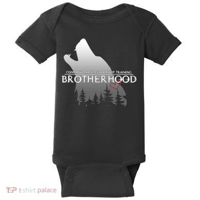 Brotherhood Compassionate Leadership Training Wolf  Baby Bodysuit