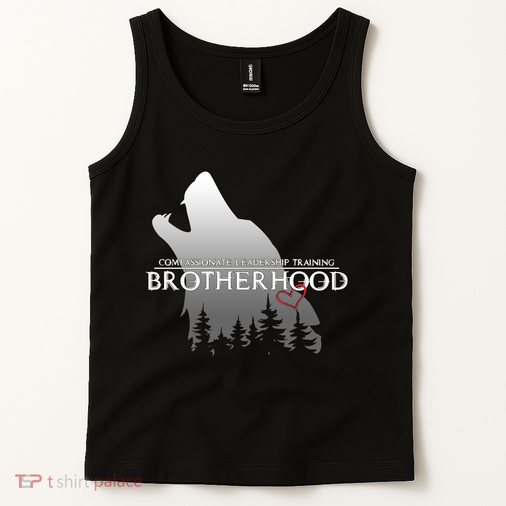Brotherhood Compassionate Leadership Training Wolf  Tank Top