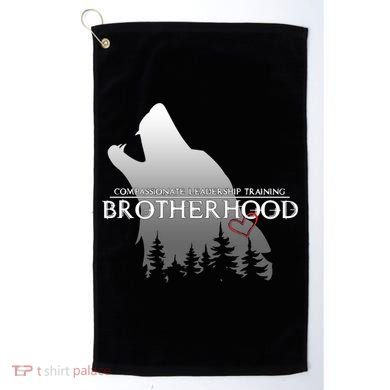 Brotherhood Compassionate Leadership Training Wolf  Golf Towel