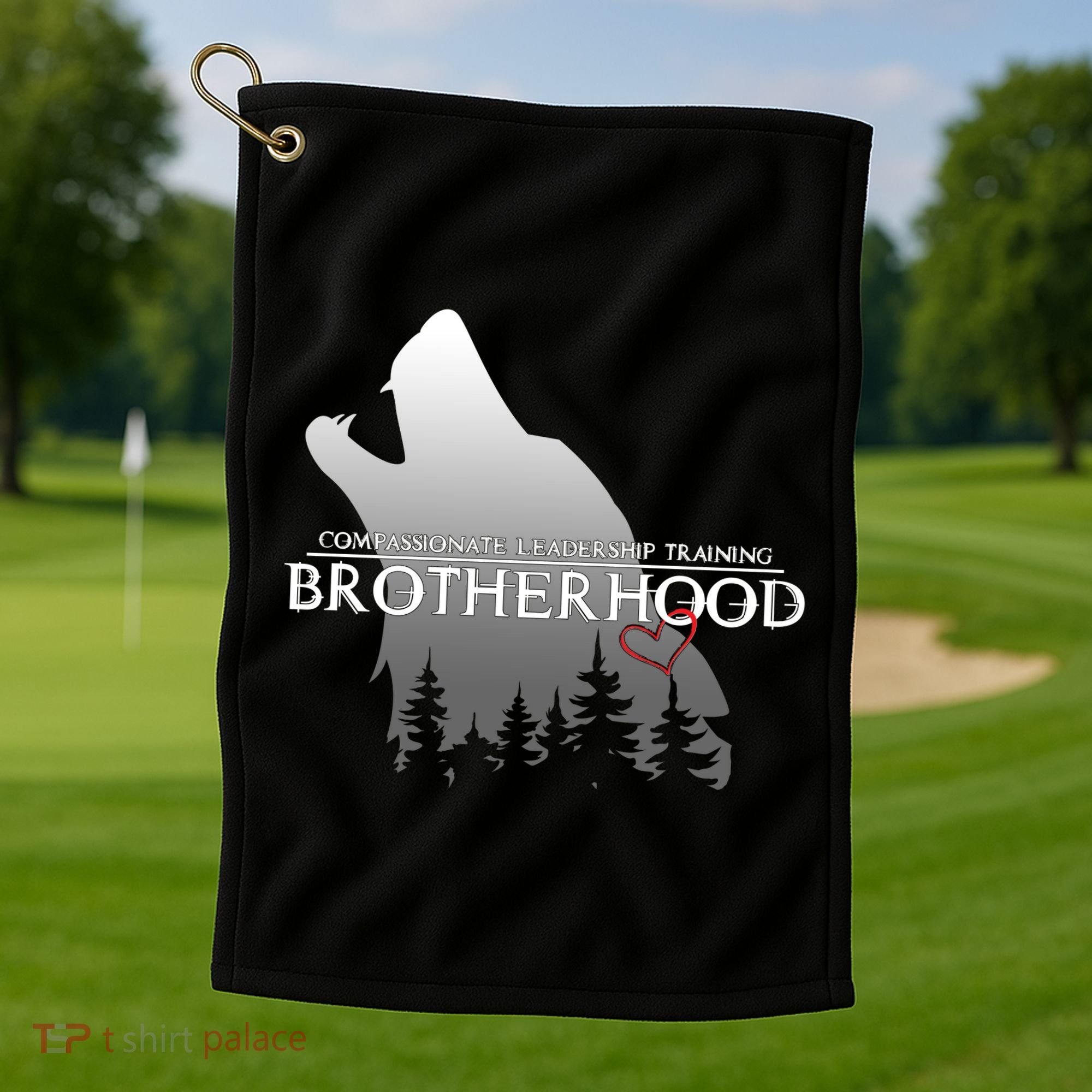 Brotherhood Compassionate Leadership Training Wolf  Golf Towel