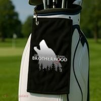 Brotherhood Compassionate Leadership Training Wolf  Golf Towel thumb 2