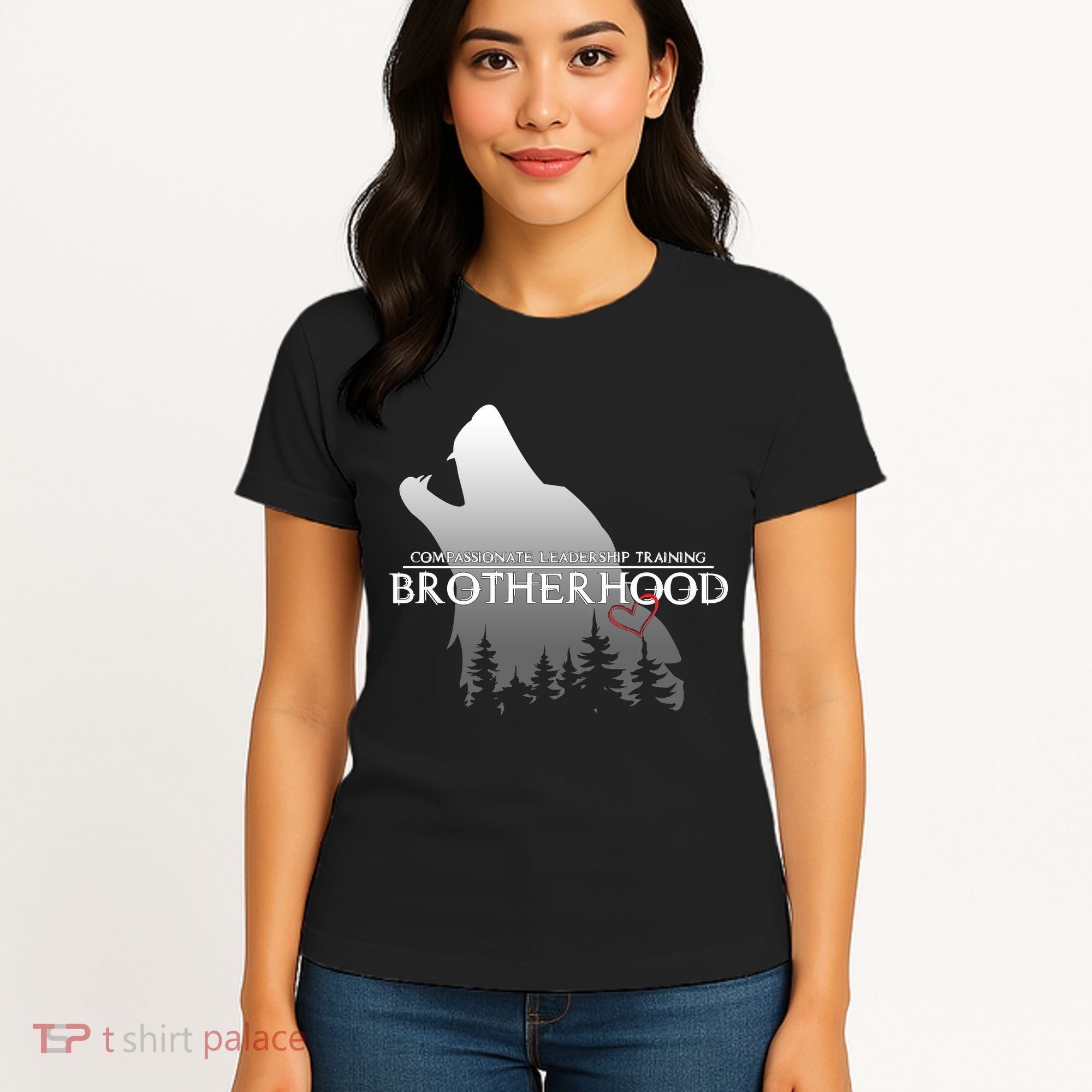 Brotherhood Compassionate Leadership Training Wolf  Women's T-Shirt