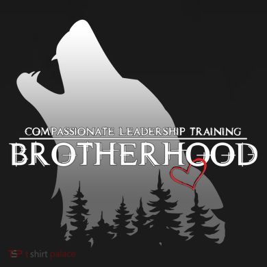 Brotherhood Compassionate Leadership Training Wolf  Kids Sweatshirt