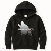 Brotherhood Compassionate Leadership Training Wolf  Kids Hoodie thumb 0