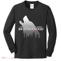 Brotherhood Compassionate Leadership Training Wolf  Kids Long Sleeve Shirt thumb 0