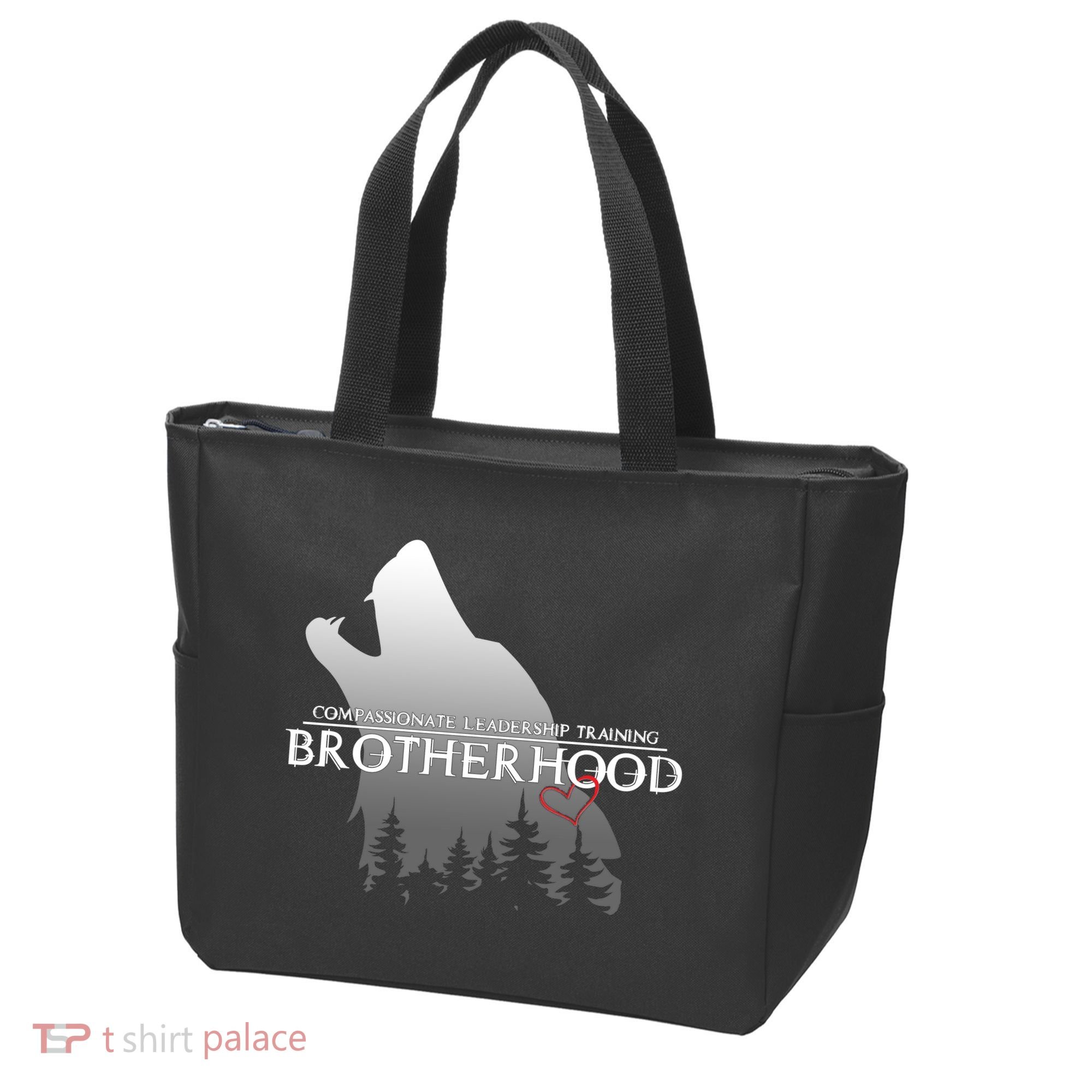 Brotherhood Compassionate Leadership Training Wolf  Tote Bag