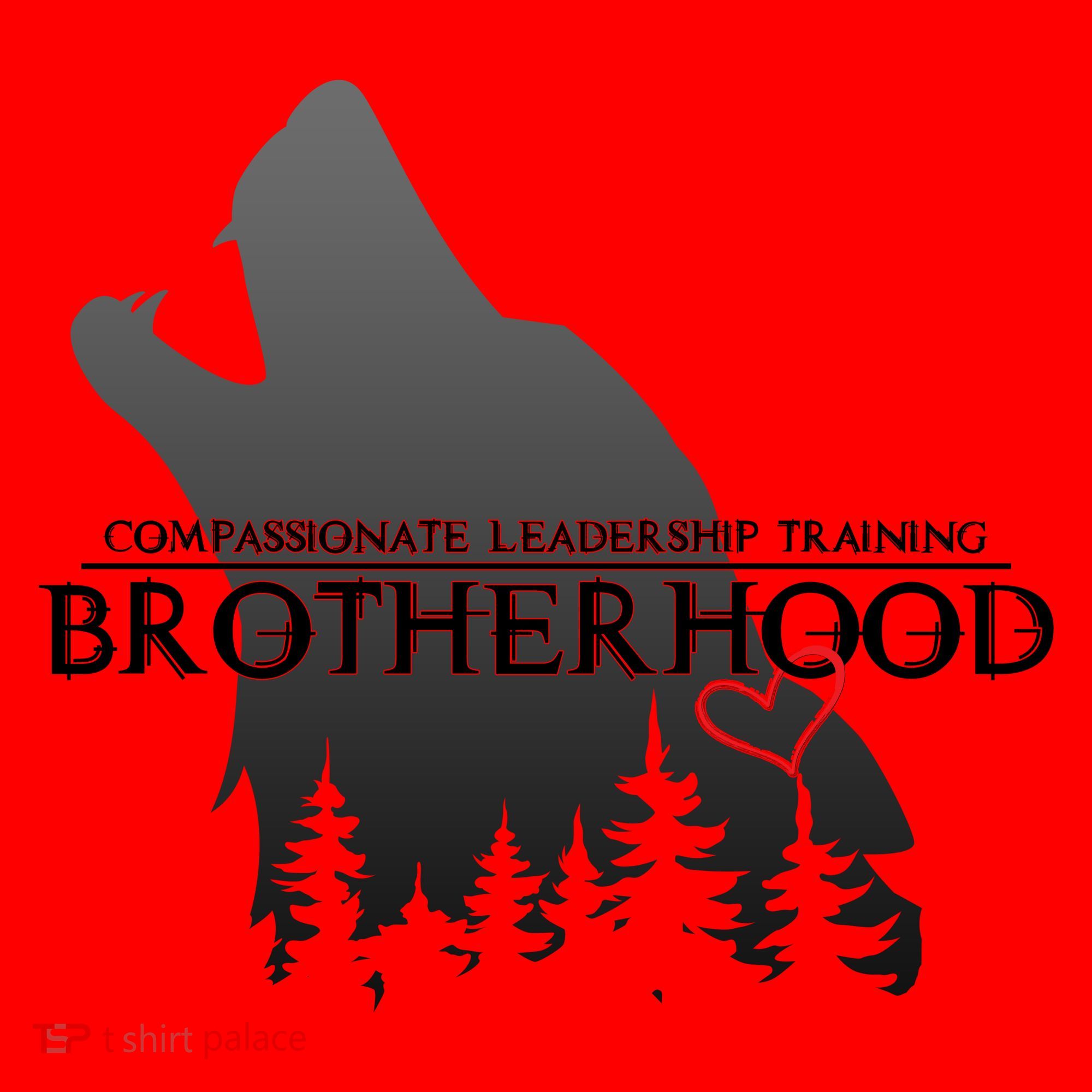 Brotherhood Compassionate Leadership Training Wolf  Santa Hat