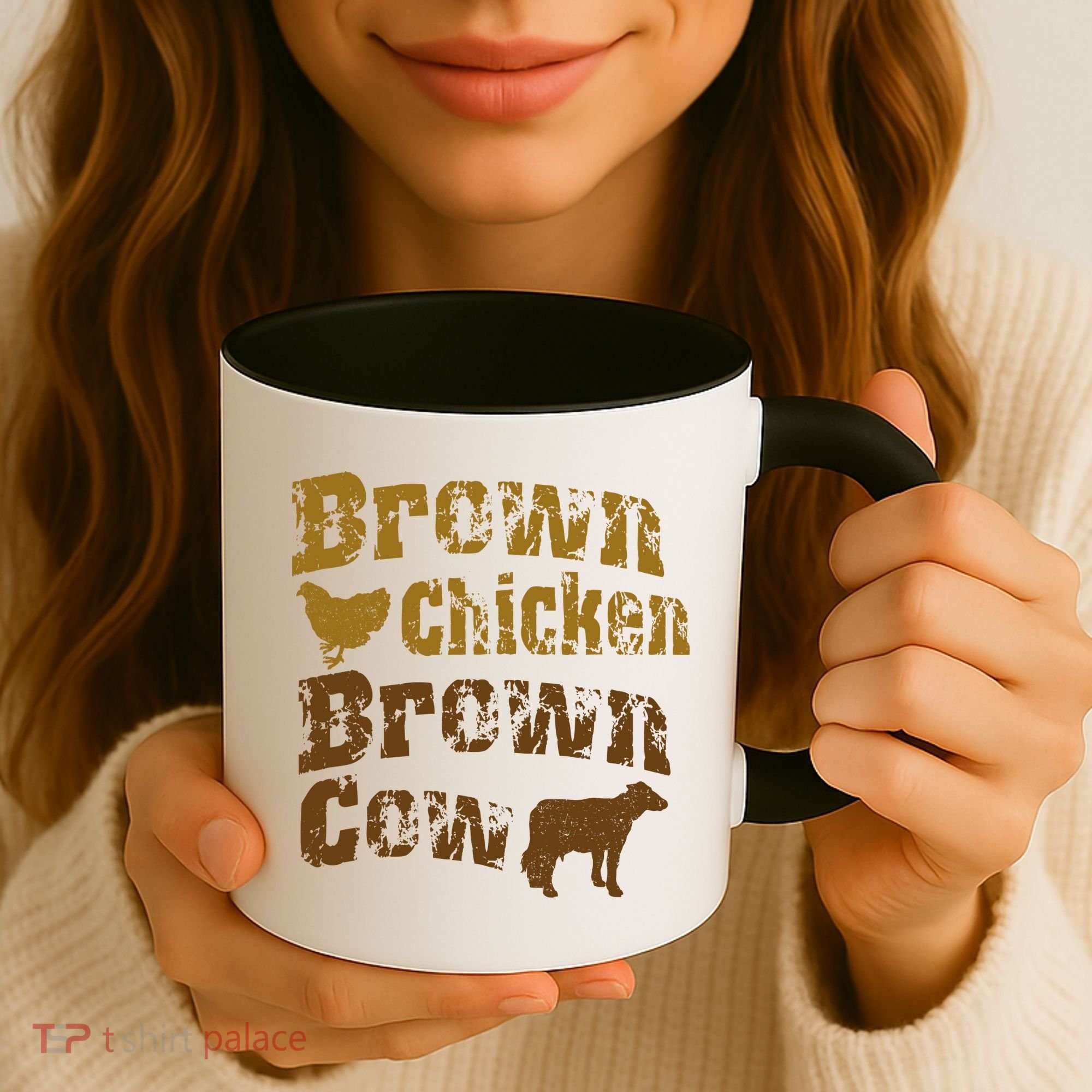 Brown Chicken Brown Cow Coffee Mug