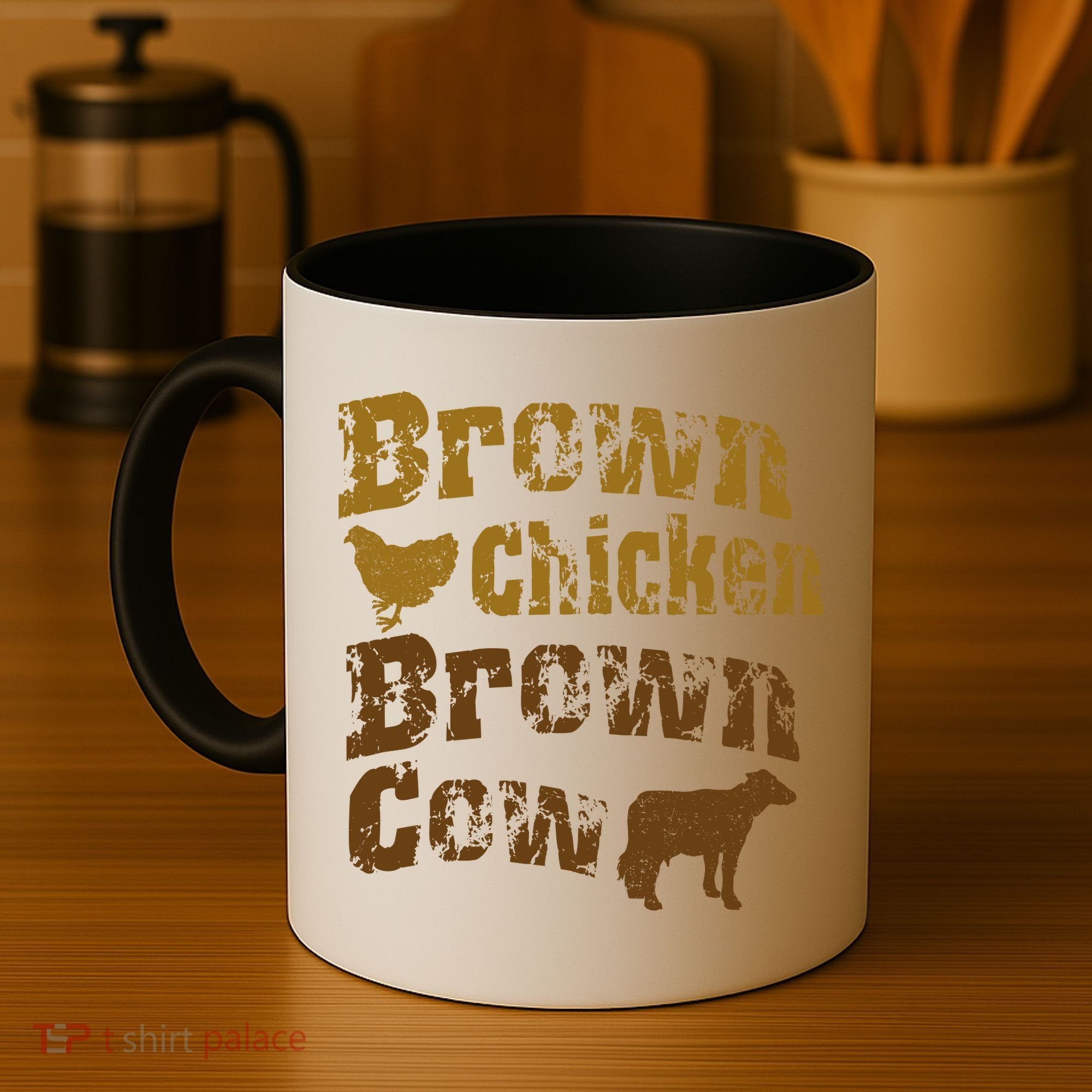 Brown Chicken Brown Cow Coffee Mug