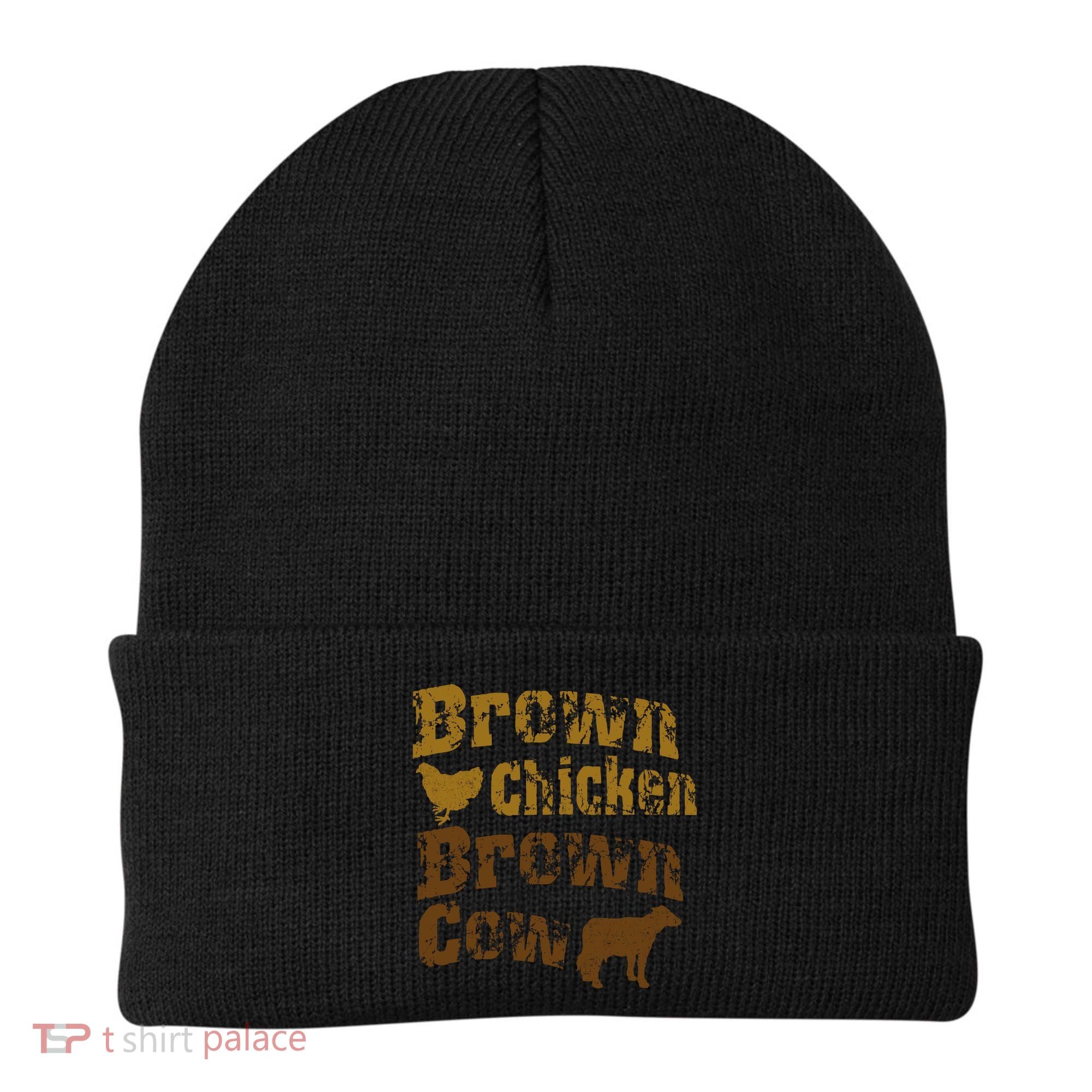 Brown Chicken Brown Cow Beanie