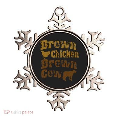 Brown Chicken Brown Cow Ornament