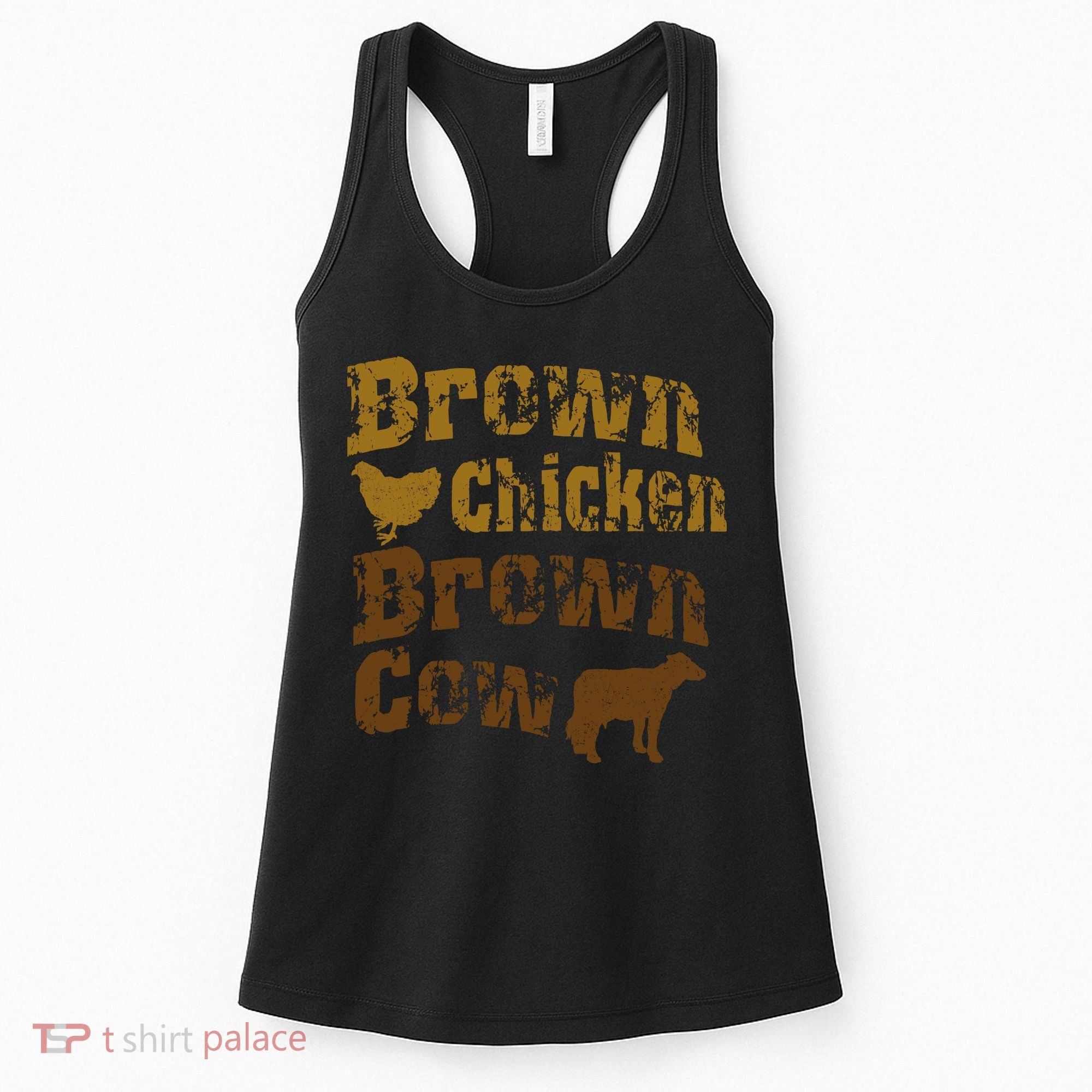 Brown Chicken Brown Cow Women's Tank Top