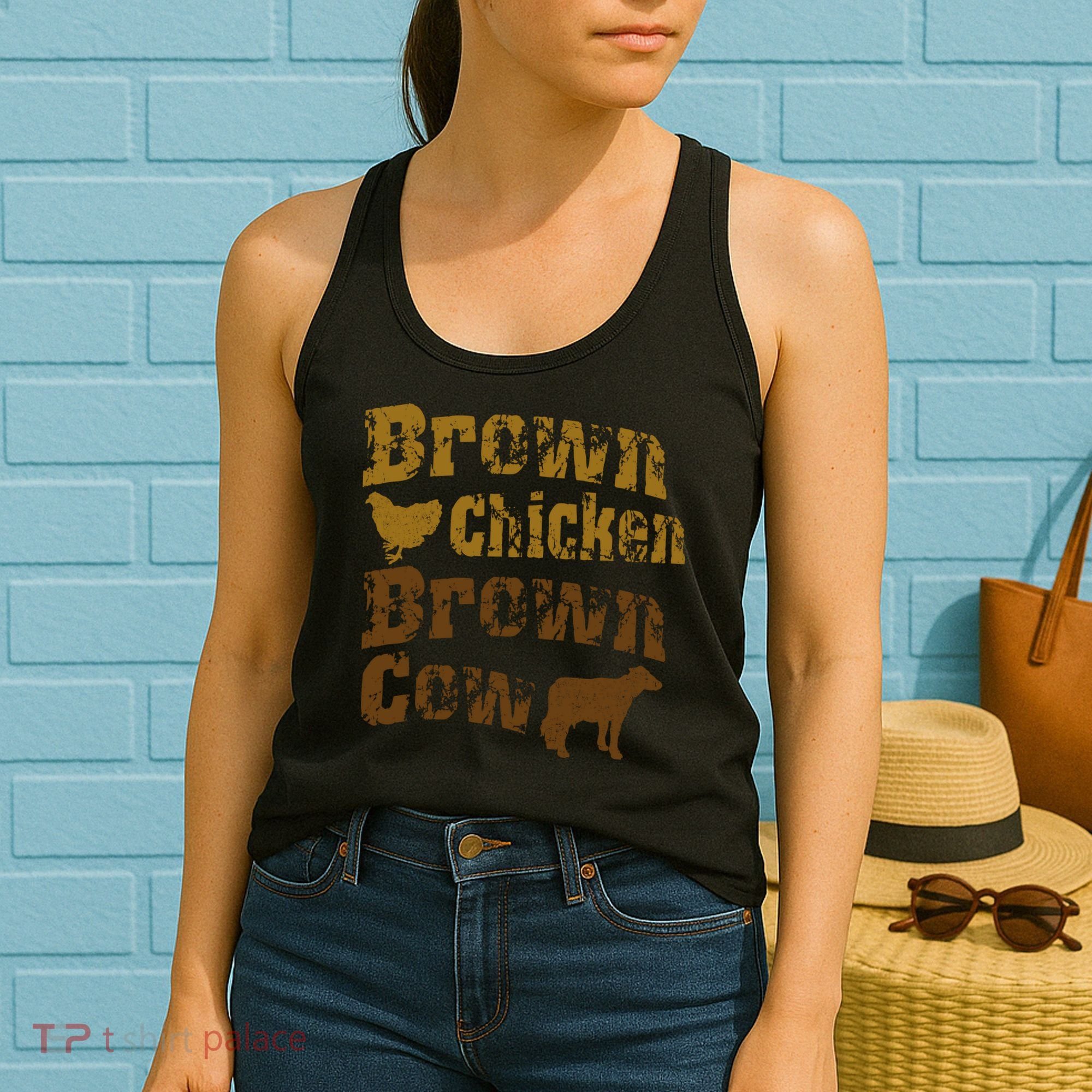 Brown Chicken Brown Cow Women's Tank Top