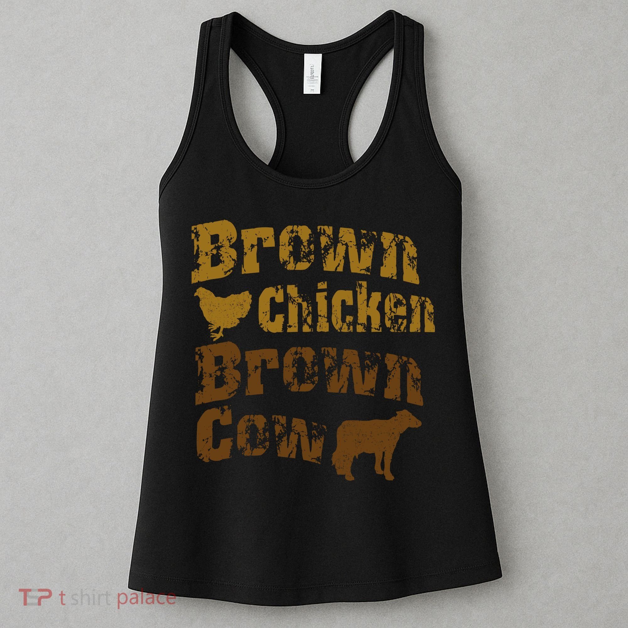 Brown Chicken Brown Cow Women's Tank Top