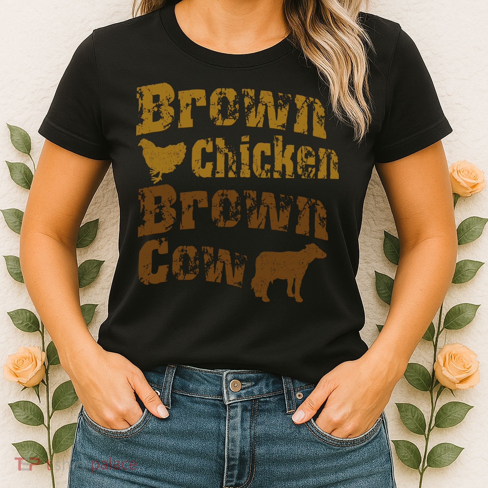 Brown Chicken Brown Cow Women's T-Shirt