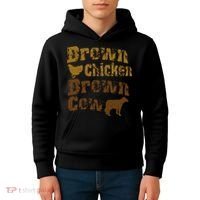 Brown Chicken Brown Cow Kids Hoodie thumb 4