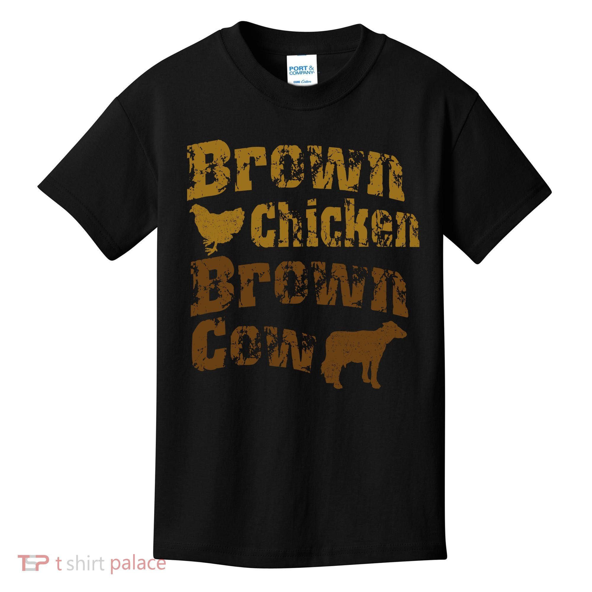 Brown Chicken Brown Cow Kids T-Shirt