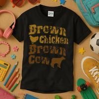 Brown Chicken Brown Cow Kids T-Shirt thumb 3