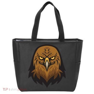 Brown Eagle Tote Bag