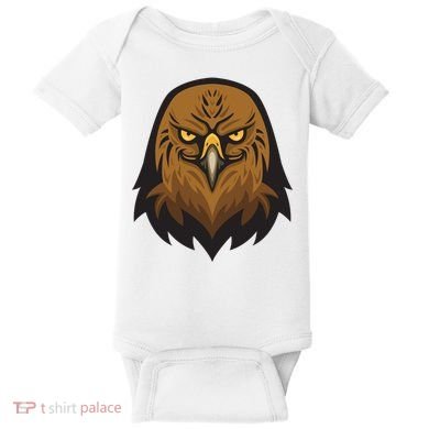 Brown Eagle Baby Bodysuit