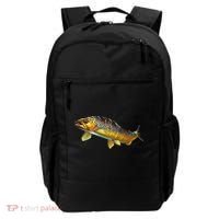 Brown Trout Fish with Fly Backpack thumb 0