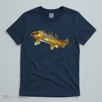 Brown Trout Fish with Fly T-Shirt thumb 5