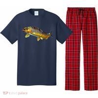 Brown Trout Fish with Fly Pajama Set thumb 0