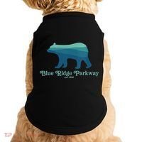 Blue Ridge Parkway Bear Smokies Appalachian Mountains Doggie Tank thumb 0