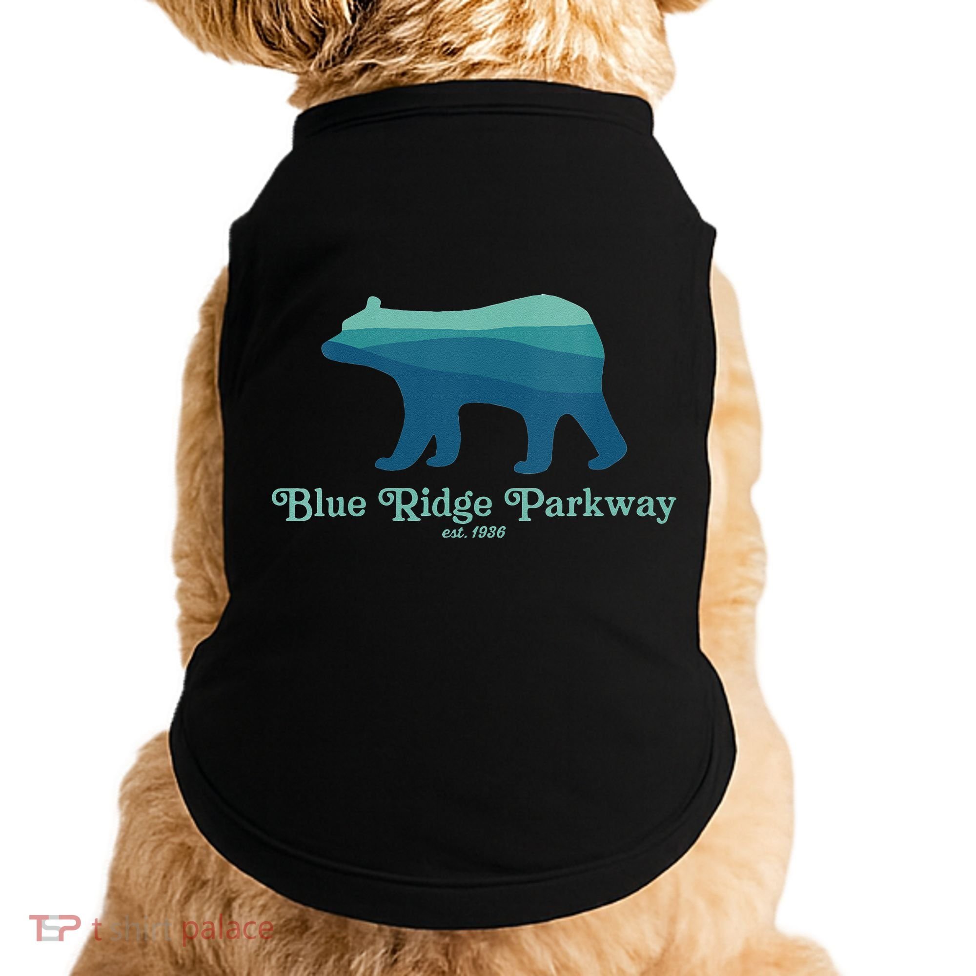 Blue Ridge Parkway Bear Smokies Appalachian Mountains Doggie Tank