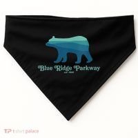 Blue Ridge Parkway Bear Smokies Appalachian Mountains USA-Made Doggie Bandana thumb 0