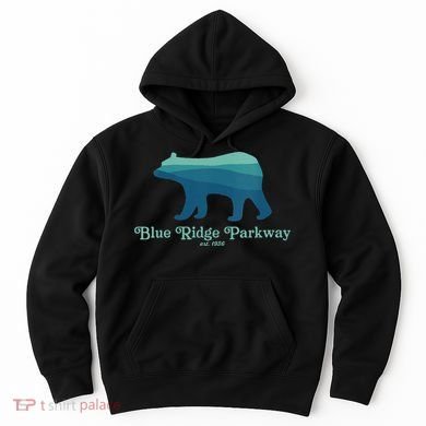 Blue Ridge Parkway Bear Smokies Appalachian Mountains Hoodie