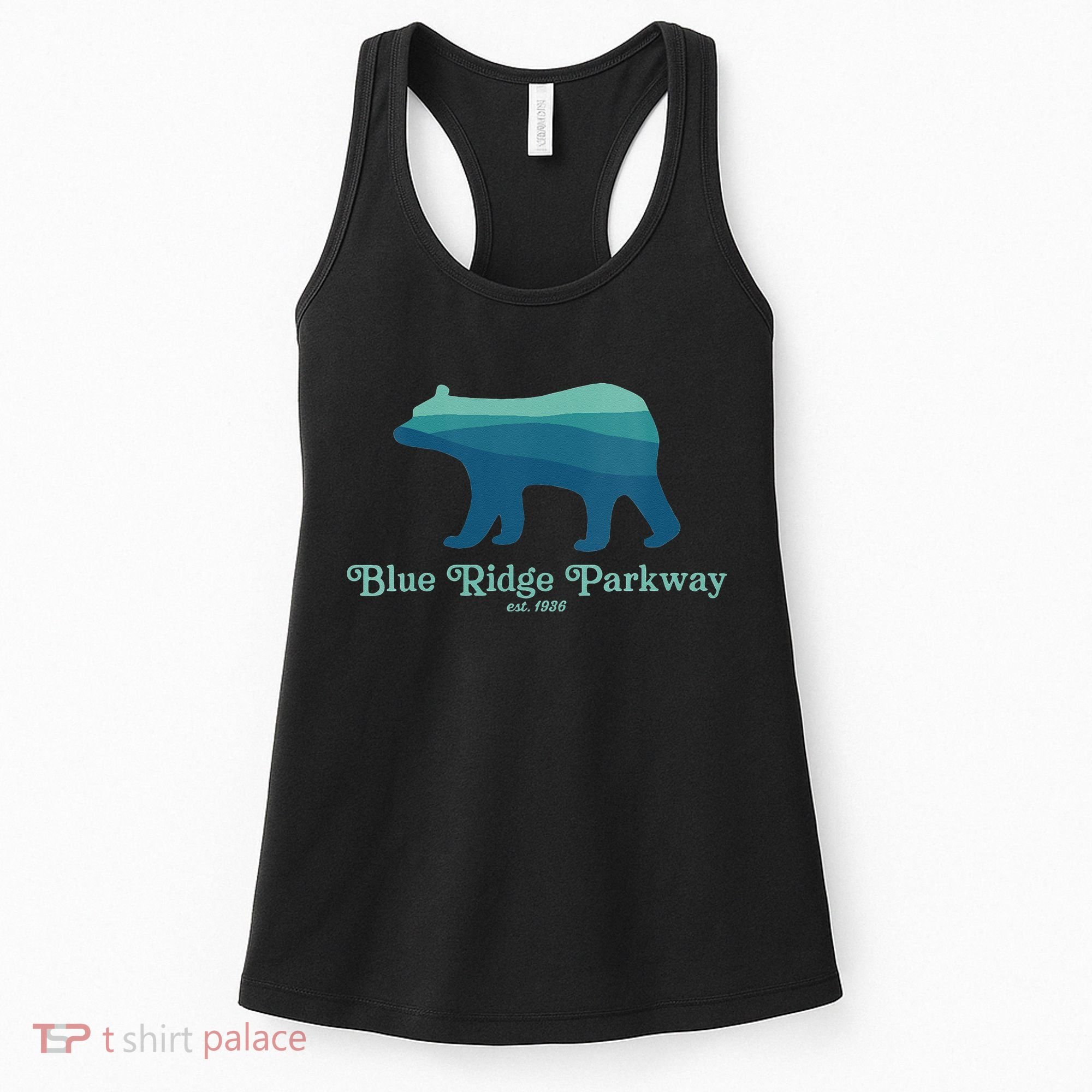 Blue Ridge Parkway Bear Smokies Appalachian Mountains Women's Tank Top