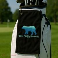 Blue Ridge Parkway Bear Smokies Appalachian Mountains Golf Towel thumb 2