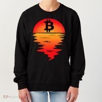 Bitcoin Retro Portfolio Crypto Currency Women's Sweatshirt thumb 0