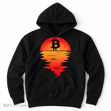 Bitcoin Retro Portfolio Crypto Currency Hoodie
