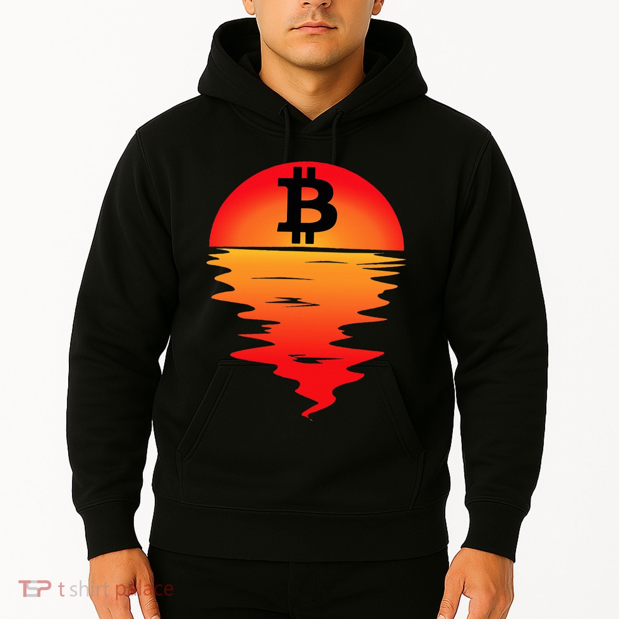Bitcoin Retro Portfolio Crypto Currency Hoodie