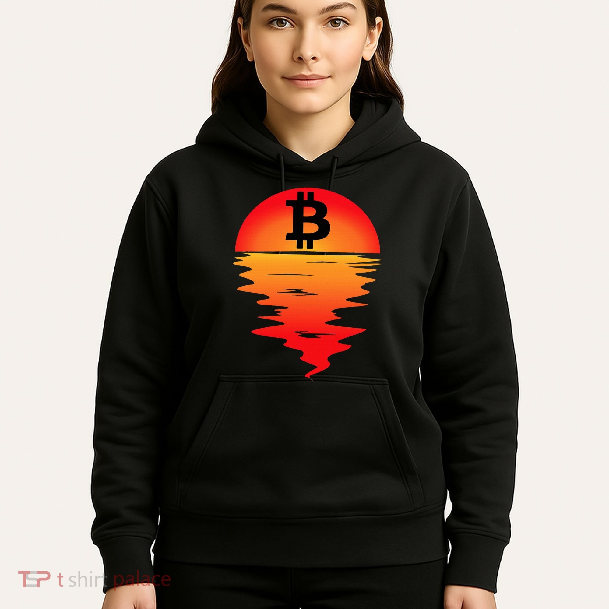 Bitcoin Retro Portfolio Crypto Currency Hoodie
