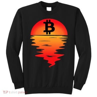 Bitcoin Retro Portfolio Crypto Currency Sweatshirt