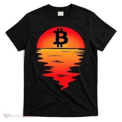 Bitcoin Retro Portfolio Crypto Currency T-Shirt