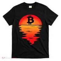 Bitcoin Retro Portfolio Crypto Currency T-Shirt thumb 0