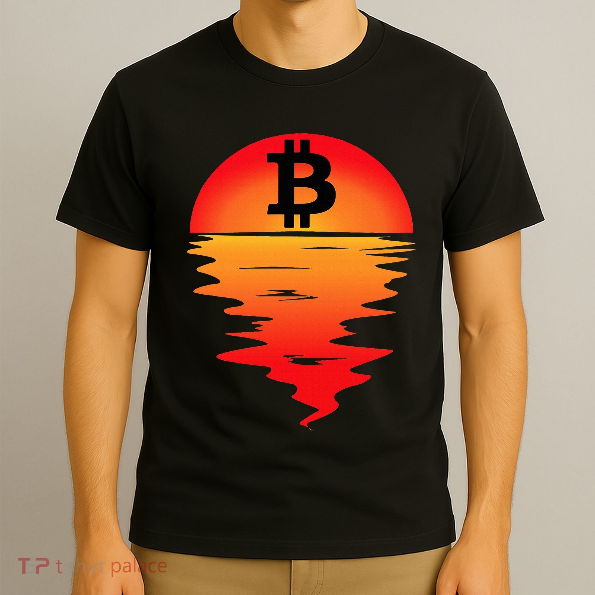 Bitcoin Retro Portfolio Crypto Currency T-Shirt