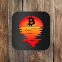 Bitcoin Retro Portfolio Crypto Currency Coaster thumb 0