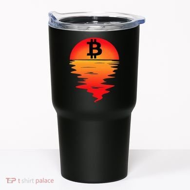 Bitcoin Retro Portfolio Crypto Currency Tumbler